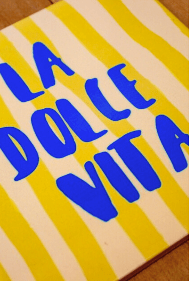 Azulejo Decorativo La Dolce Vita Azulejo Decorativo La Dolce Vita